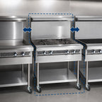 Thumbnail image #3 for Imperial (Middleby) Spec Series IHR-G12-M 12-Inch Gas Add-A-Unit Griddle, Manual Controls, 1-Inch Plate, Stainless Steel Front & Sides