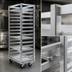 Thumbnail image #3 for Panco Mobile Front-Load Aluminum Oven Rack for 10 Full-Size Sheet Pans, 6-Inch Centers