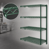 Thumbnail image #3 for Eagle Valu-Gard 4-Tier Add-On Wire Shelving Unit, 48