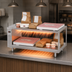 Thumbnail image #3 for FWE 43-Inch Countertop 2-Tier Heated Holding Shelf, Stainless Steel