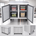 Thumbnail image #3 for Kool-It Signature 48-Inch Two-Section Undercounter Freezer, 13.1 Cu. Ft., Solid Doors