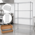 Thumbnail image #3 for Quantum Stationary Wire Shelving Starter Kit, 72