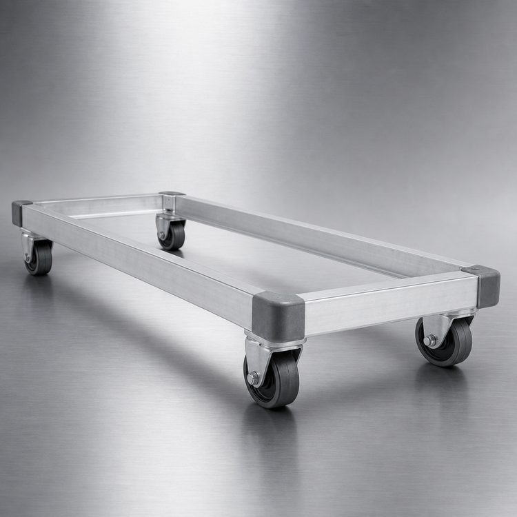 Product image #3 for Metro 60-Inch W x 18-Inch D Aluminum Truck Dolly Frame with Corner Bumpers