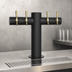 Thumbnail image #3 for Micro Matic Metropolis T-Style 4-Faucet Glycol-Cooled Beer Tower, Matte Black