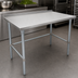 Thumbnail image #3 for John Boos Stallion 30 Inch x 30 Inch Corner 14-Gauge Stainless Steel Work Table with 1-1/2 Inch Rear Up-Turn and Galvanized Base