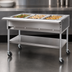 Thumbnail image #3 for Eagle Group 51-Inch Portable Electric Hot Food Table with Open Shelf Base, 3 Dry Wells, and Cutting Board