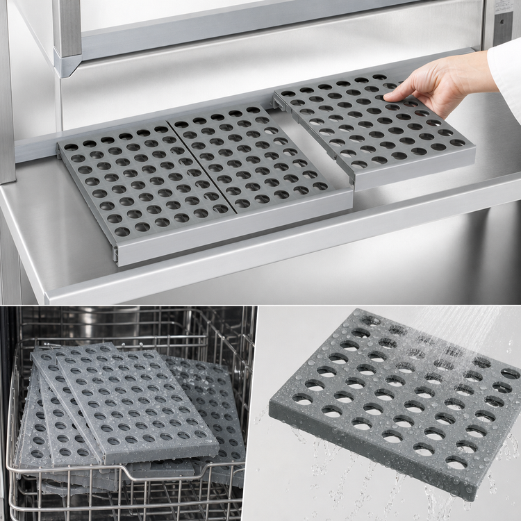 Product image #3 for Fermostock 59-Inch W x 22-Inch D Vented Polymer Shelf