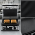 Thumbnail image #3 for Trento Single Countertop Panini Grill with Ribbed Top and Smooth Bottom, 15 x 10 Inch Cast Iron Cooking Surface, 120V