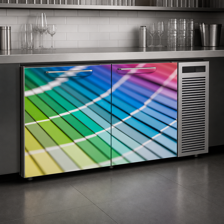 Product image #3 for Krowne Front-Only Vinyl Wrap for 60-Inch Backbar Cooler