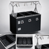 Thumbnail image #3 for Vollrath 2-Series Affordable Portable Deluxe 3-Well Mobile Hot Food Station with Sealed Wells and Breath Guard