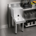Thumbnail image #3 for CHOICE by Glastender Freestanding Stainless Steel Underbar Blender Station with Filler Board and 9-Inch Blender Shelf, 12 x 24 Inches