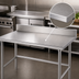 Thumbnail image #3 for Advance Tabco 14-Gauge 304 Stainless Steel Work Table with 5-Inch Backsplash, 60 x 30 Inches