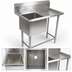 Thumbnail image #3 for John Boos Pro-Bowl 1-Compartment Stainless Steel Sink with 18-Inch Right Drainboard