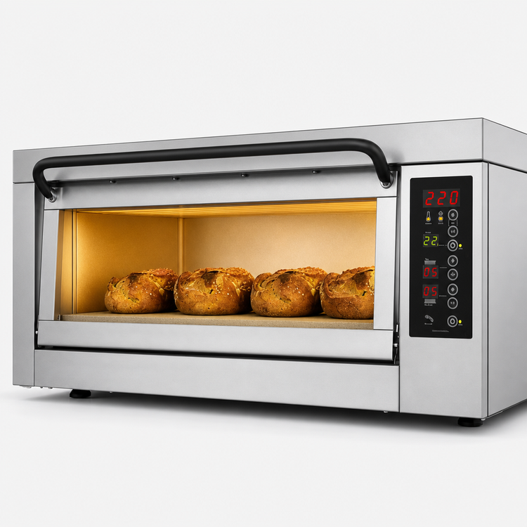 Product image #3 for PizzaMaster 400 Series Double-Width Countertop Electric Stone Hearth Pizza Oven