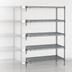 Thumbnail image #3 for Metro Super Erecta Super Adjustable Chrome-Plated Wire Add-On Shelving Unit, 42 Inch Wide x 18 Inch Deep x 74 Inch High, 5 Shelves