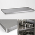 Thumbnail image #3 for Eagle Group 18-Gauge 304 Stainless Steel Solid Shelf, 54 x 21 Inches, Marine Edge, 400 lb Capacity