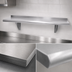 Thumbnail image #3 for Advance Tabco 132-Inch x 12-Inch Wall-Mounted Stainless Steel Shelf, 16 Gauge 304 Satin Finish