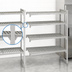 Thumbnail image #4 for Cambro Camshelving Premium 5-Shelf Vented Stationary Add-On Shelving Unit, 21 x 42 x 64 Inches, Speckled Gray