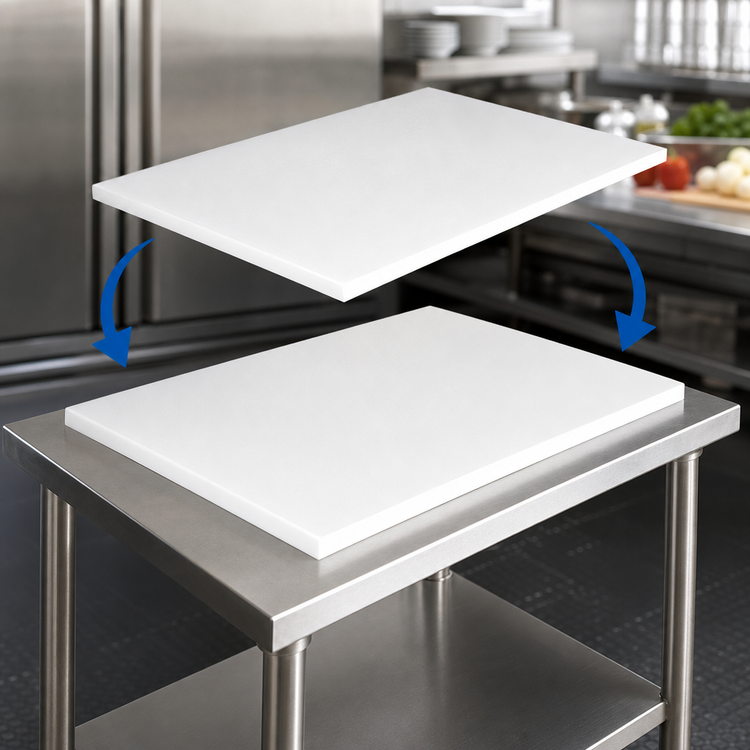 Product image #3 for John Boos 48" x 36" Reversible Poly Replacement Work Table Top