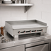 Thumbnail image #3 for Comstock-Castle 24-Inch Countertop Gas Griddle with Smooth Steel Plate, Thermostat Controls, 60,000 BTU