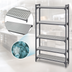 Thumbnail image #3 for Cambro Camshelving Basics Plus 24 in. x 42 in. 5-Shelf Solid & Vented Polymer Shelf Kit, Brushed Graphite