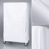 Thumbnail image #3 for Quantum 18 x 48 x 74 Inch White Nylon Wire Cart Cover with Velcro Flap
