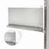 Thumbnail image #3 for Eagle Group Right Stainless Steel Single Knob Foot Bracket for Cantilevered Shelving Systems, 14 Inch