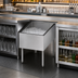 Thumbnail image #3 for CHOICE Pass-Thru Underbar Stainless Steel Ice Bin, 24 Inch W x 38 Inch D, 175 lb. Capacity