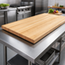 Thumbnail image #3 for John Boos Boos Block KCT9638-O 96 x 38 Inch Edge Grain Maple Kitchen Countertop, 1-1/2 Inch Thick, Oil Finish