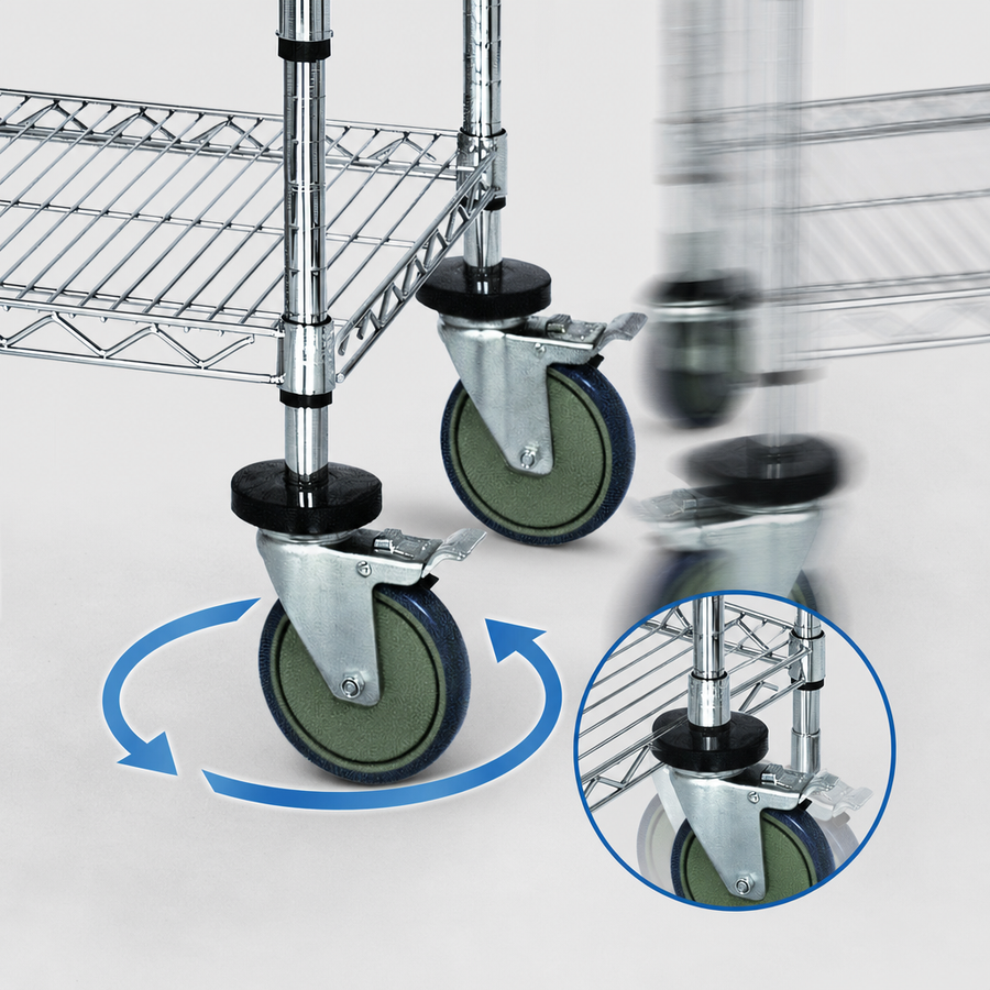 5-Inch Swivel Design