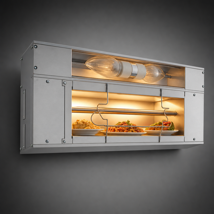 Product image #3 for Hatco Glo-Ray® GRAL-120 120-Inch Lighted Infrared Strip Heater