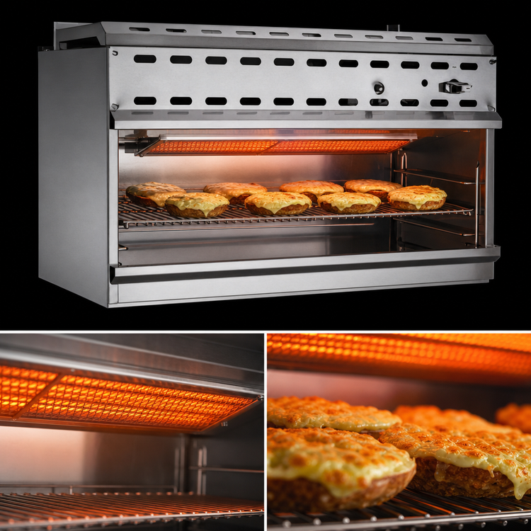 Product image #3 for Wolf 36-Inch Wall-Mounted Gas Cheesemelter with Infrared Burner