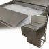 Thumbnail image #4 for BK Resources 48-Inch Stainless Steel Underbar Ice Bin with Sliding Cover, 167 lb Capacity