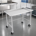 Thumbnail image #3 for John Boos Stainless Steel Dish Sorting Table, 36-7/8 x 30-3/8 Inches, Open Base, 5-Inch Locking Casters