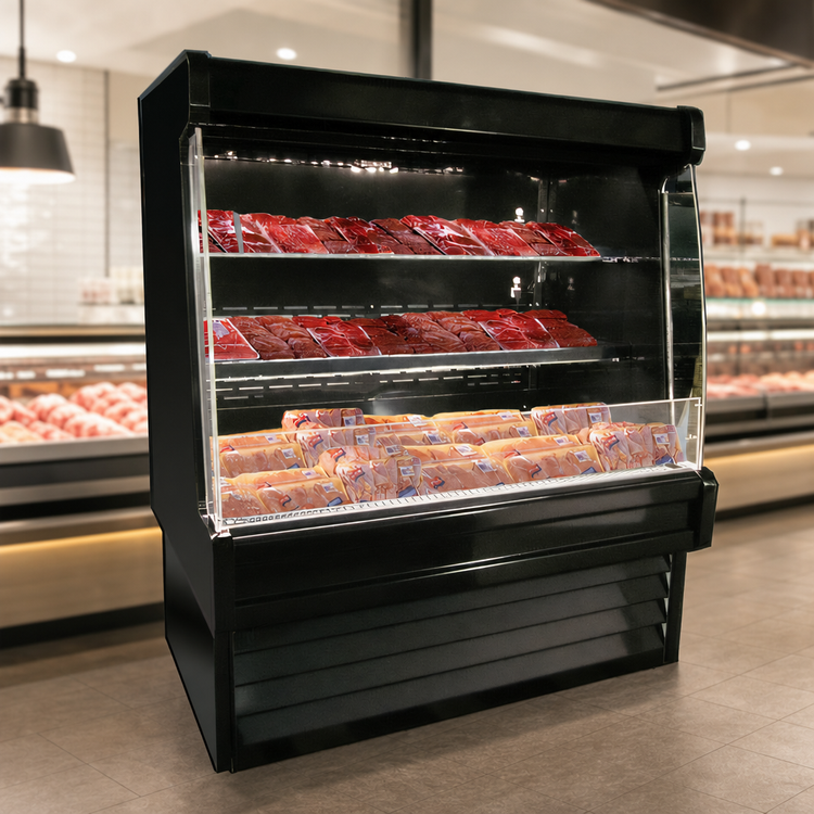 Product image #3 for Howard-McCray 35E Series Packaged Meats Open Merchandiser, 51-Inch Wide x 60-Inch High, Self-Contained Vertical Case