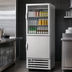 Thumbnail image #3 for Beverage-Air RI18HC-HGS One-Section Reach-In Refrigerator with Glass/Solid Half Doors, 16.85 Cu. Ft., Bottom-Mounted Self-Contained Refrigeration