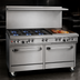 Thumbnail image #3 for Southbend Ultimate 60-Inch Commercial Gas Restaurant Range with 4 Burners, 24-Inch Griddle, Standard Oven, and Convection Oven