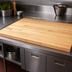 Thumbnail image #3 for Boos Block 42 x 27 Inch Blended Edge Grain Maple Kitchen Countertop, 1-1/2 Inch Thick, Varnique Finish