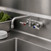 Thumbnail image #3 for T&S Brass 4-Inch Centers Backsplash-Mount Workboard Faucet with 8-Inch Swing Nozzle
