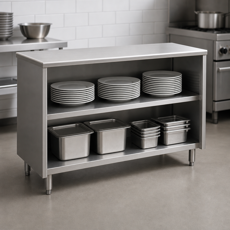 Product image #3 for Spec-Master Open Front Plate Cabinet, 84W x 18D