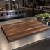 Thumbnail image #3 for Boos Block American Black Walnut Blended Edge Grain Kitchen Countertop, 48 x 30 x 1-1/2 Inches, Penetrating Oil Finish
