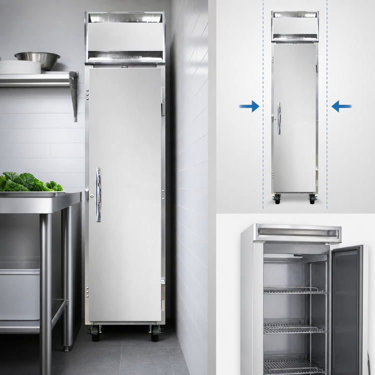 Product image #3 for Continental Refrigerator 1FSEN Slim Line One-Section Reach-In Freezer