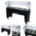 Thumbnail image #3 for Advance Tabco Triumph Supreme 4-Well Portable Electric Hot Food Buffet Table with Open Base, 120V