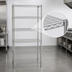 Thumbnail image #3 for Eagle Group 5-Tier Wire Add-On Shelving Unit with QuadTruss Shelves, 24 x 21 x 86 Inches, Stainless Steel Finish