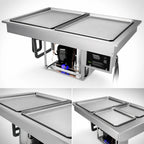 Thumbnail image #3 for Hatco FTBP-2 39-Inch Drop-In Frost Top with Self-Contained R-290 Refrigeration for 2 Full-Size Sheet Pans
