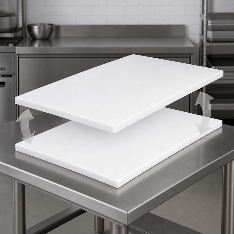 Product image #3 for John Boos 72-Inch x 24-Inch Reversible Poly Replacement Work Table Top for TC, M & GMT Tables