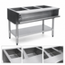 Thumbnail image #3 for Eagle Group 48-Inch Liquid Propane Water Bath Hot Food Table, Open Base, 3-Well