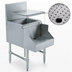 Thumbnail image #3 for Advance Tabco Prestige 12-Inch Stainless Steel Blender Station with Drainboard Top, Recessed Shelf, and 7-Inch Backsplash