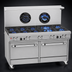 Thumbnail image #3 for Southbend Ultimate 60-Inch Gas Restaurant Range with 8 Open Burners, Convection Oven, and Cabinet Base