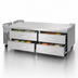 Thumbnail image #3 for Turbo Air PRO Series 96-1/8 Inch Two-Section Refrigerated Chef Base with 4 Drawers and Stainless Steel Flat Top